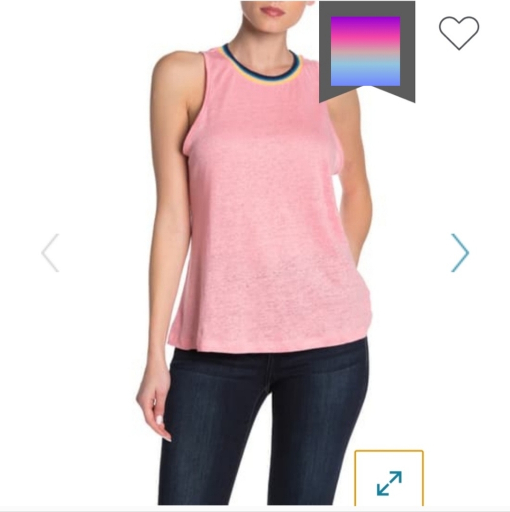 Linen Tank Top, S